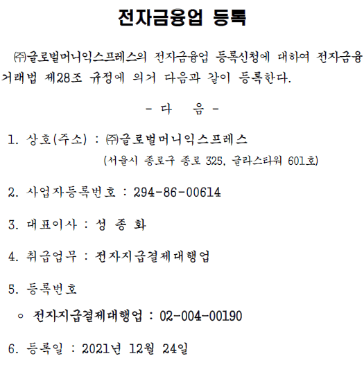 Obtained Payment Gateway (PG) business license