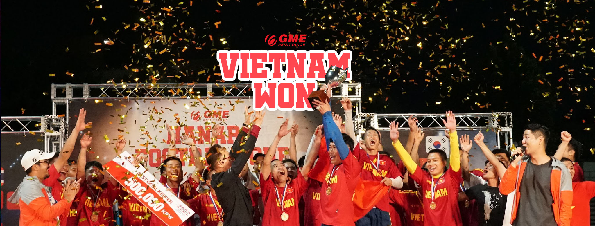 VIETNAM  is the WINNER of HANARO FOOTBALL CUP 2022